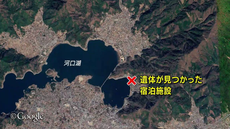 日本知名觀光景點河口湖驚傳台灣旅客遭人刺殺的事件(圖/翻攝自YouTube@ntv_news)