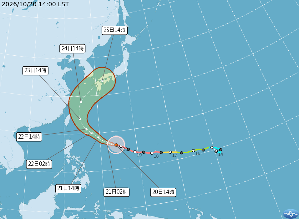 天氣-颱風-現在天氣-明天天氣-颱風假-颱風位置-台灣天氣-氣象署-中央氣象台-薔琵