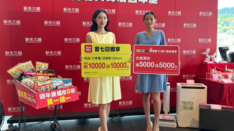 天母新光三越週年慶10/22開跑。(圖/業者提供)