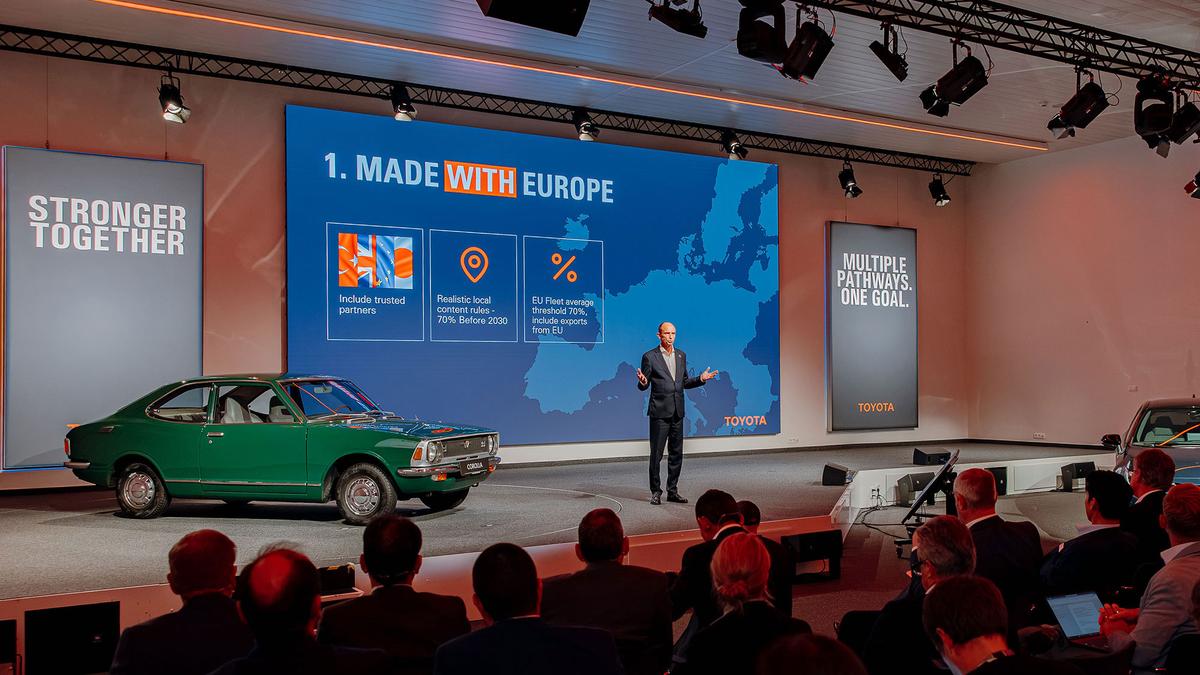盼歐盟放寬2035年燃油車禁令!豐田拋出:Made with Europe