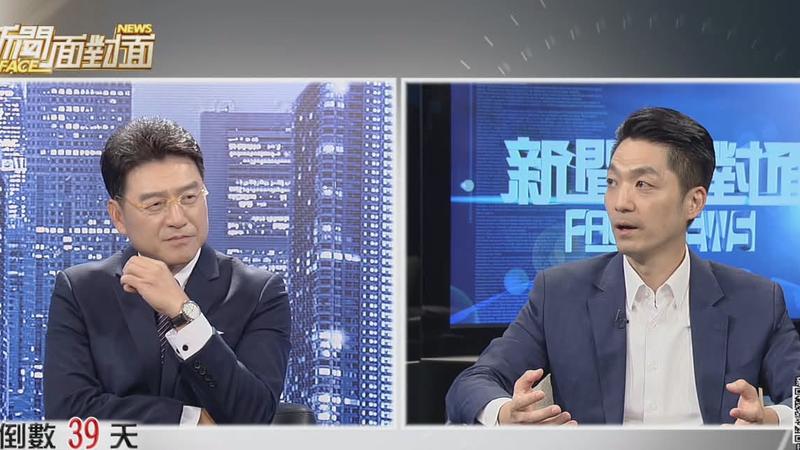 台北市長蔣萬安接受《新聞面對面》節目專訪。(圖/新聞面對面臉書)
