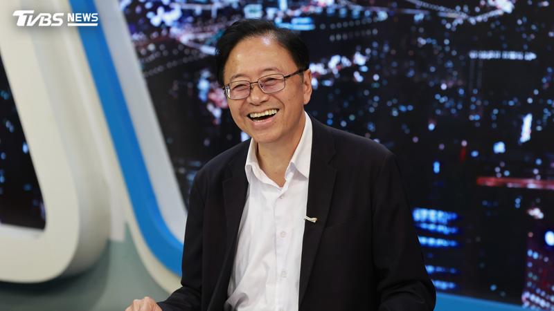 桃園市長張善政接受趙少康專訪。(圖/潘建樺攝)