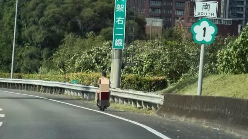 國道1號今(21)日上午8時許發生一起妨害風化案。(圖/翻攝自Threads@abbypgju授權提供)