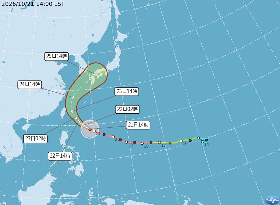 天氣-颱風-颱風假-颱風動態-颱風位置-今天天氣-現在天氣-台灣天氣-暴風侵襲率-氣象署