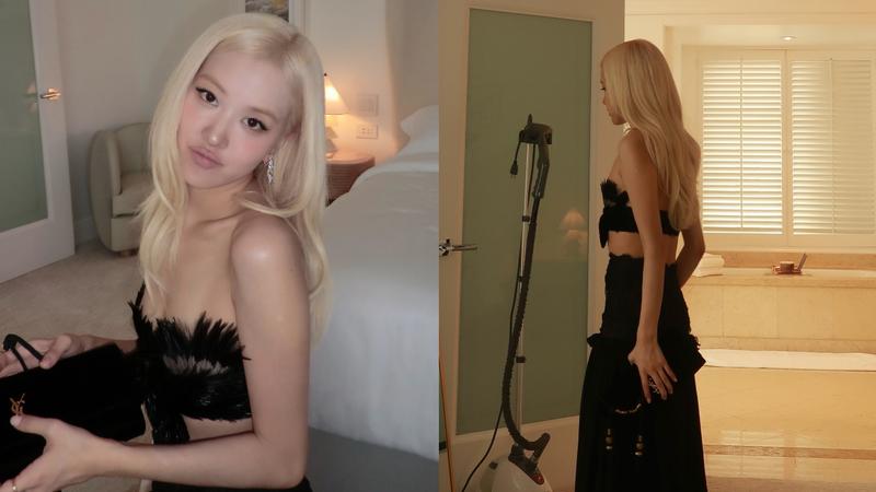 Rosé 奧斯卡晚宴「中空戰袍」又瘦一圈! A4紙片腰、超薄腰線太驚人