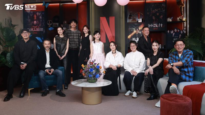 Netflix多部強檔原創影集團隊,今(22)日齊聚金鐘派對。(圖/黃城碩攝)