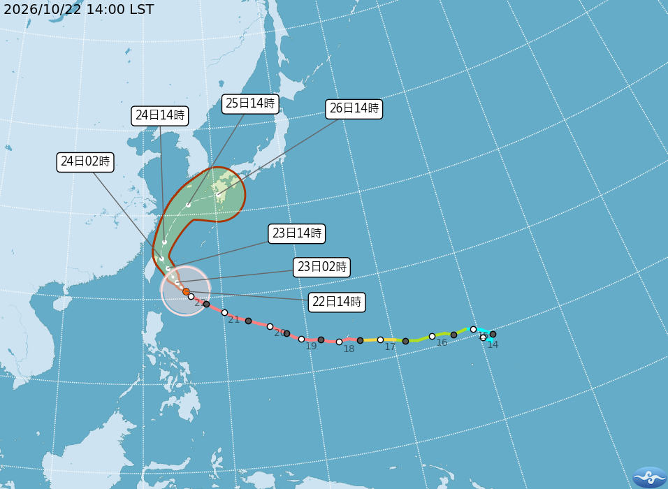 天氣-現在天氣-颱風-颱風假-颱風動態-明天天氣-台灣天氣-氣象署-薔琵