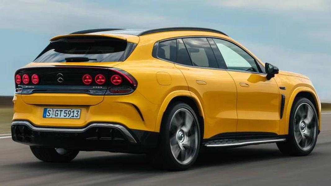 Mercedes-AMG全新純電性能休旅GT SUV正式亮相,頂規GT 63擁有高達1,169匹馬力、204公斤米峰值扭力,0至100km/h加速最快僅需2.5秒,性能表現相當驚人。(圖/賓士提供)
