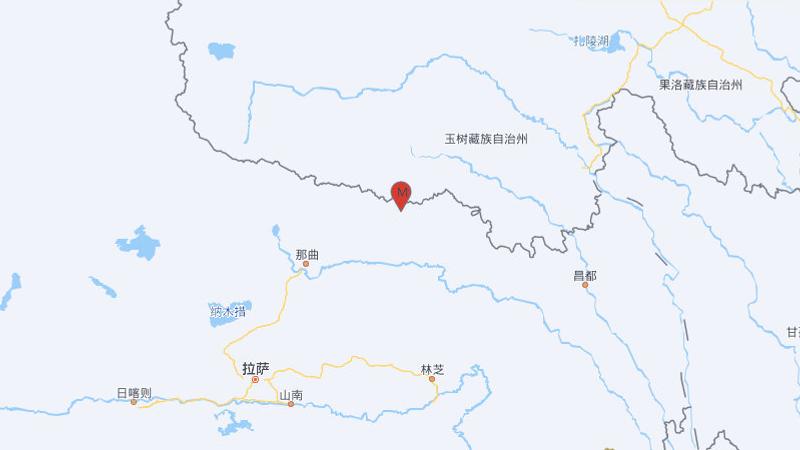 西藏今(22)日晚間10時33分發生7.0強震。(圖/翻攝自中國地震台網)