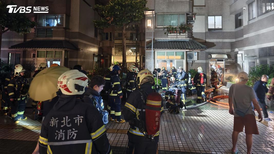 起火位置為1樓臥室,燃燒面積約5平方公尺。(圖/TVBS)