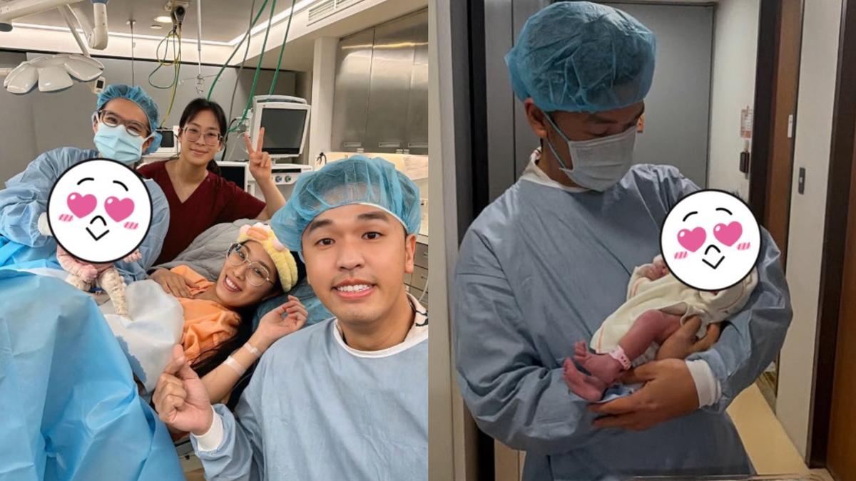 趕在颱風天前喜迎愛女!香蕉老婆Timmy順利生產