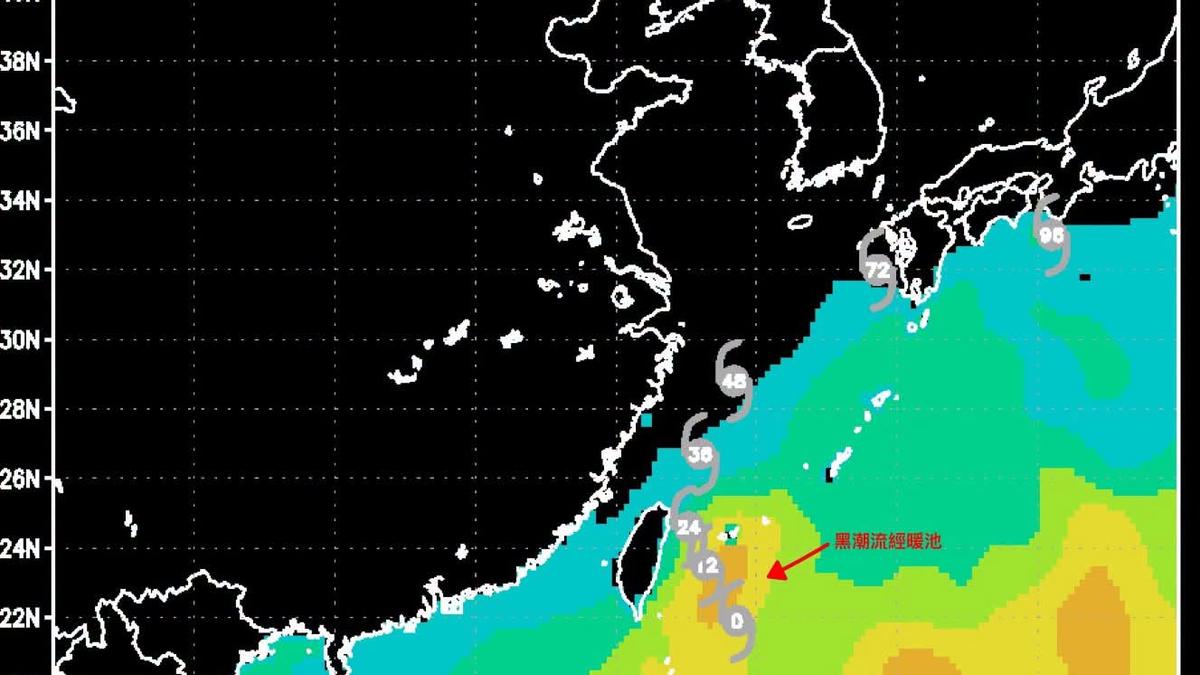 天氣/薔琵颱風眼牆驚見「回春」!踩黑潮暖水續命 暴風圈橫掃