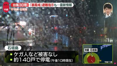 薔琵撲沖繩先島!宮古石垣3機場全關 逾百航班停飛