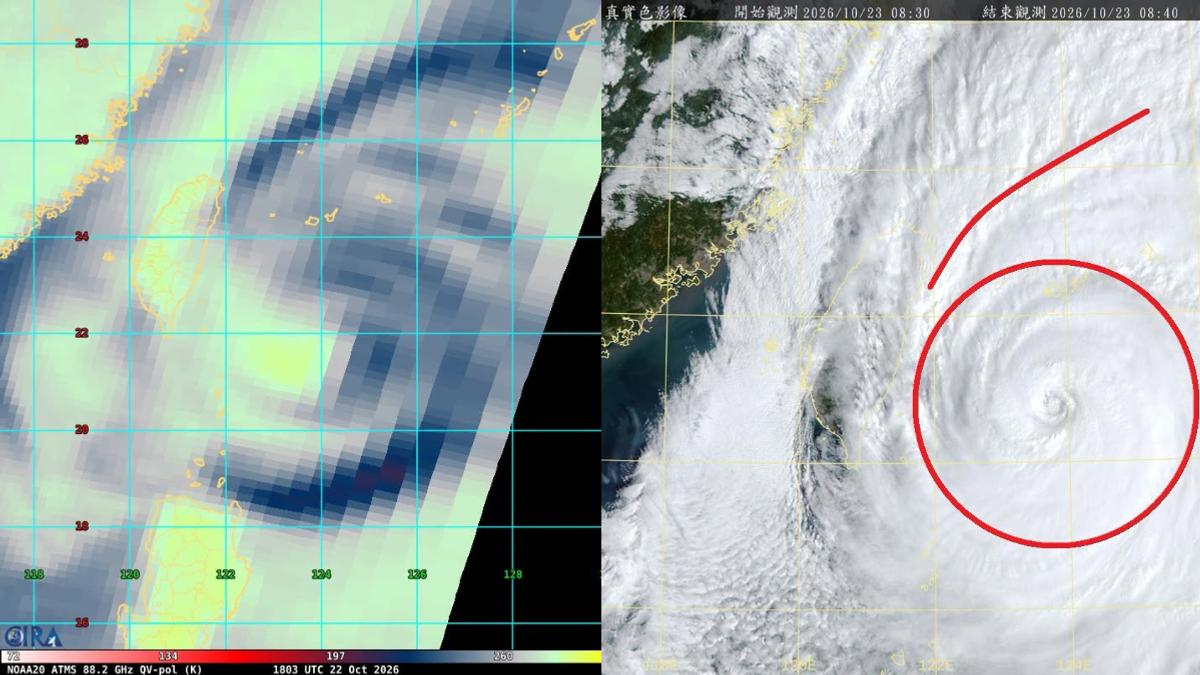 天氣/薔琵「6字形」颱風恐靠近打轉!鄭明典:2地雨量不會少