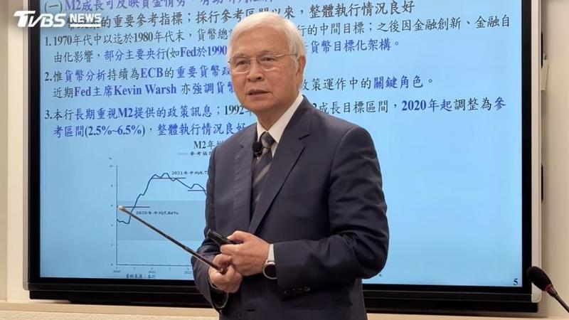央行總裁楊金龍遭冒名開設Threads帳號,央行澄清他從未開設個人社群媒體帳號。(圖/謝佩穎攝)