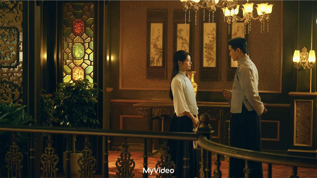 丞磊、徐若晗主演的民國愛情陸劇《玉簟秋》一上架就登頂戲劇榜冠軍。(圖/台灣大哥大MyVideo提供)