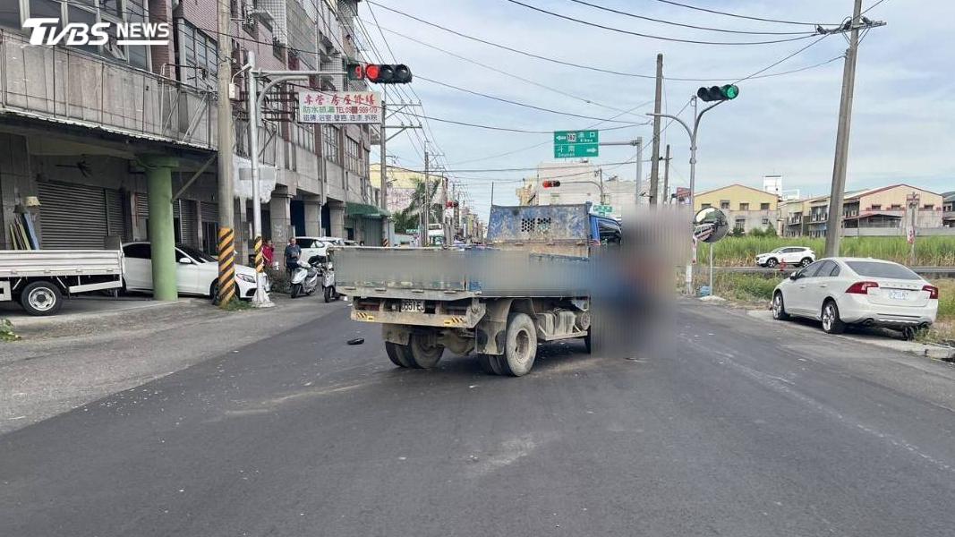 嘉義縣大林鎮發生毒駕死亡車禍。(圖/TVBS)