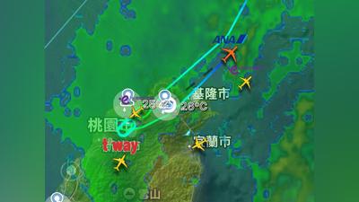 風雨大!ANA降落台北兩次重飛 苦撐5小時「折返羽田」乘客崩潰