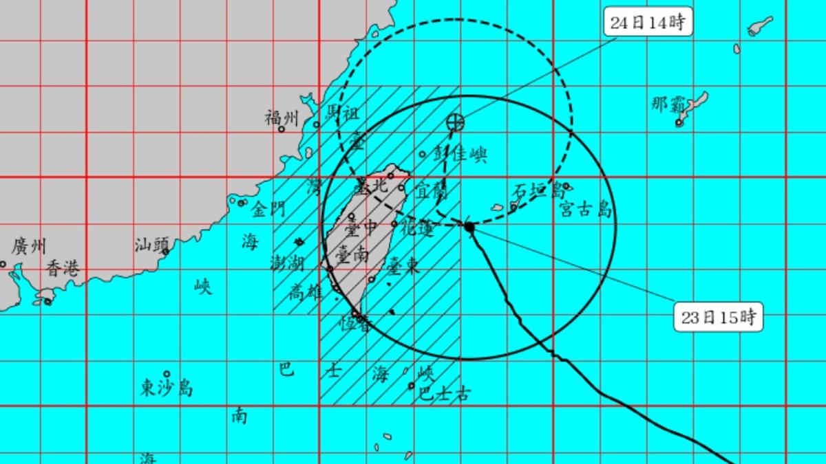 天氣/週六颱風假?薔琵最新風雨預測 16地區「仍達停班課標準」
