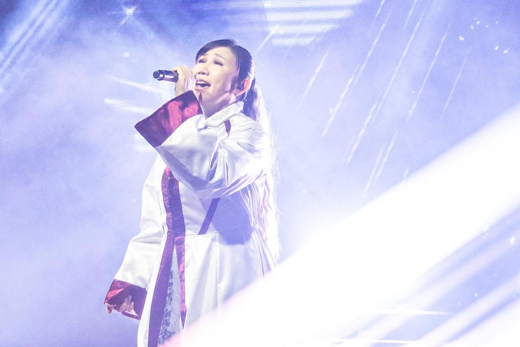 高橋洋子明天仍會開唱，不過活動延後一小時。（圖／梵思娛樂提供）