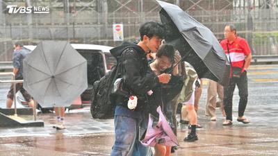 天氣/5縣市豪雨特報!薔琵環流狂掃「雨彈繼續炸」 降雨熱區曝