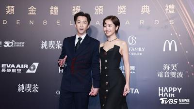 金鐘61/Lulu、陳漢典牽手踏紅毯閃爆! 甜喊:漢典已經很厲害