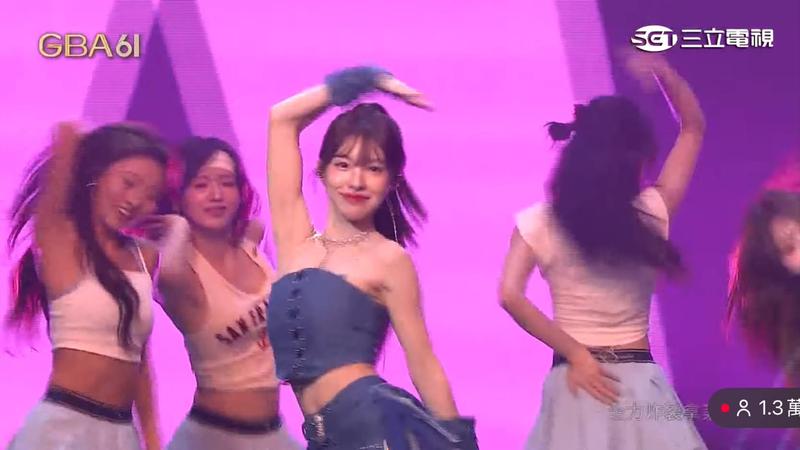 李多慧驚喜現身金鐘舞台。(圖/翻攝自YouTube)
