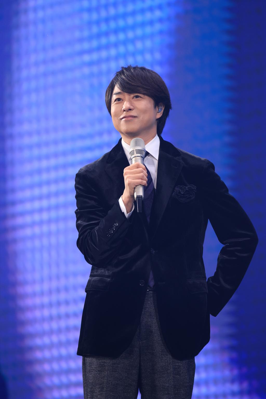 對於颱風襲台，櫻井翔也特別在台上慰問粉絲，希望一切盡快恢復正常。（圖／©️MUSIC EXPO LIVE 2026實行委員會提供）