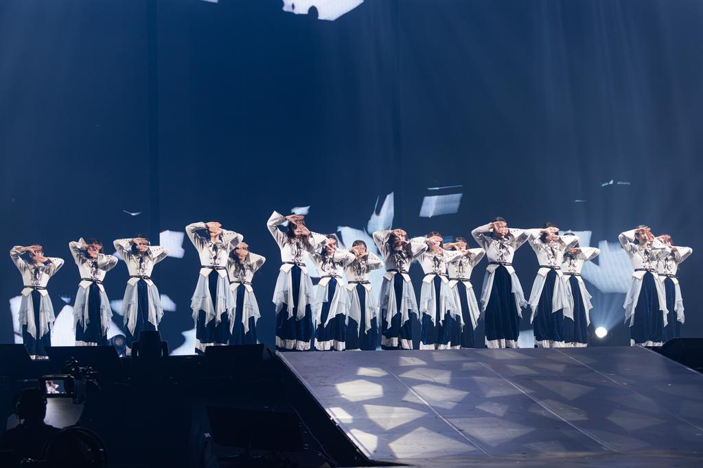 櫻坂46聊到想吃小泡芙。(圖/©️MUSIC EXPO LIVE 2026實行委員會提供)