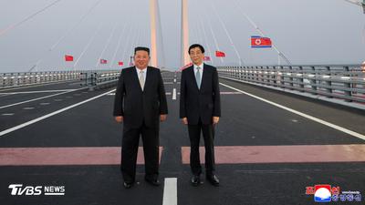 與俄公路橋剛落成!金正恩訪陸從新鴨綠江大橋回國 成功綁定中俄