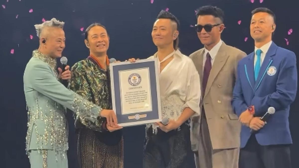 草蜢獲金氏紀錄認證「華語最長壽不變陣組合」!蘇志威感性發聲