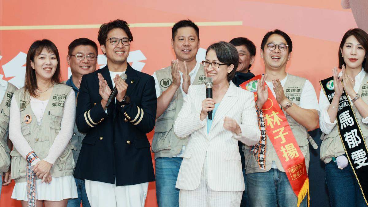 蕭美琴抽考「戒慎恐懼」英文卡關!沈伯洋組女力後援會搶台北