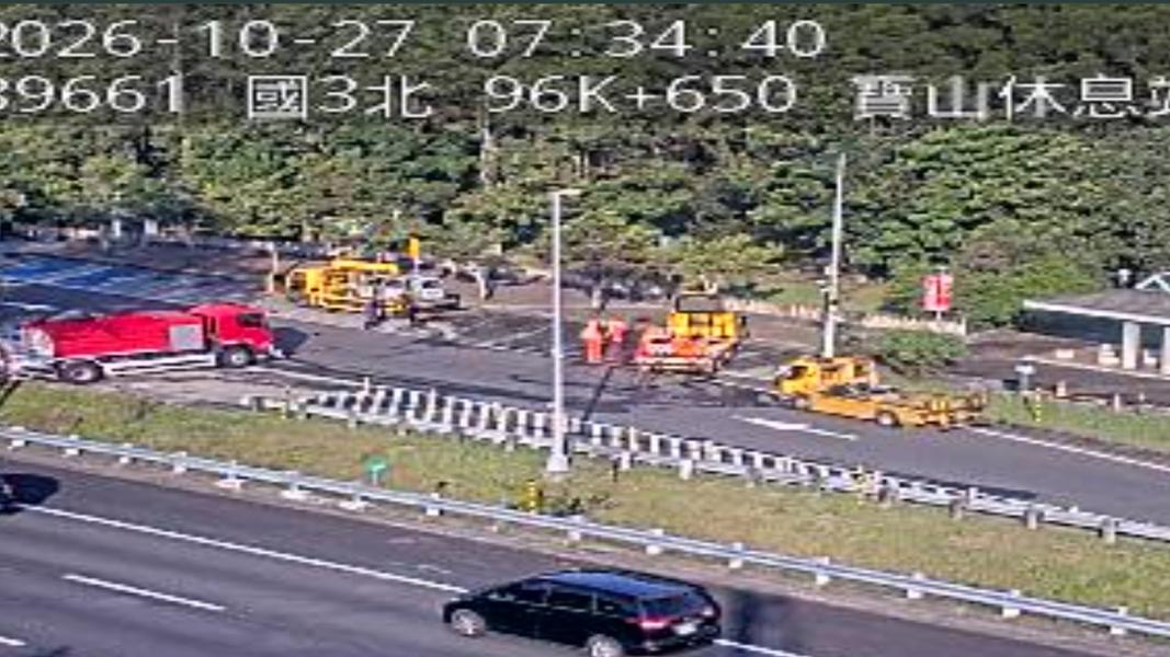 國道3號火燒車-國3火燒車-寶山火燒車-火燒車-寶山休息站-寶山休息站火燒車