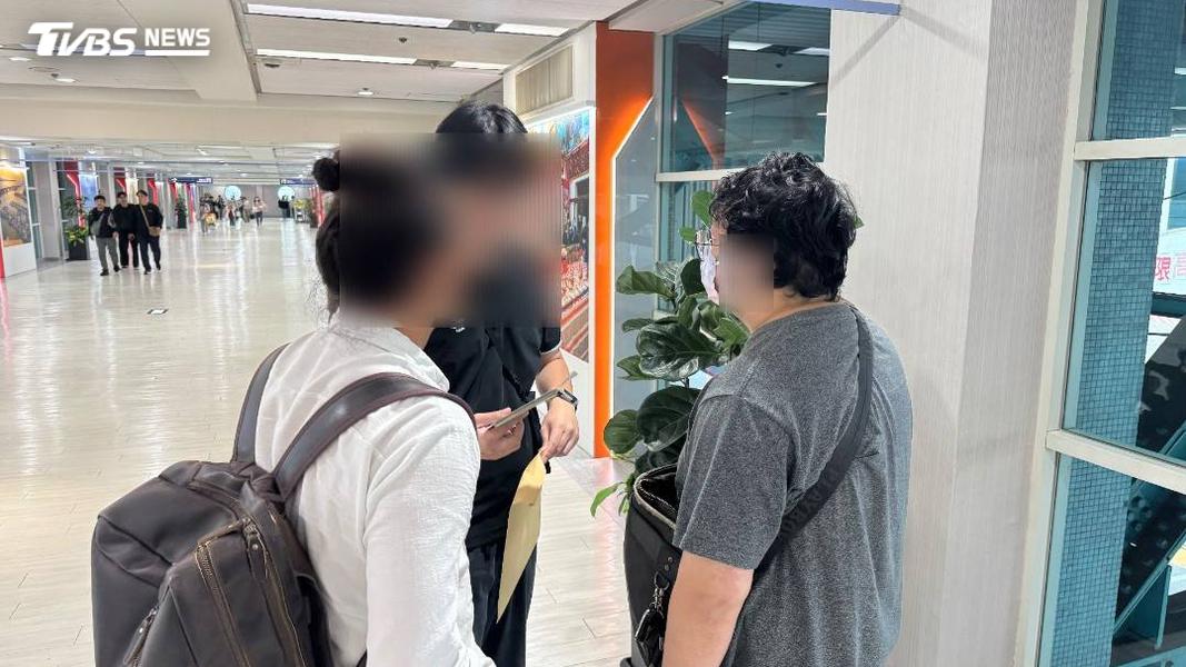 死者丈夫在機場遭逮。(圖/TVBS)