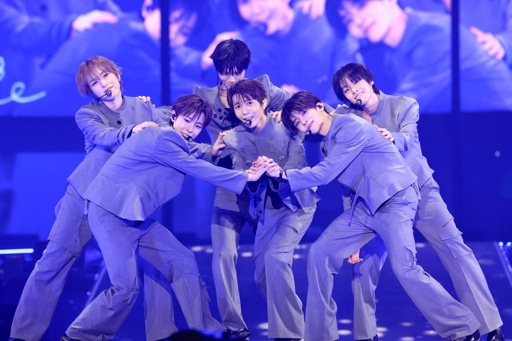 NCT WISH帶來青春滿滿的表演,成員們用甜美笑容征服現場粉絲。(圖/©️MUSIC EXPO LIVE 2026實行委員會提供)