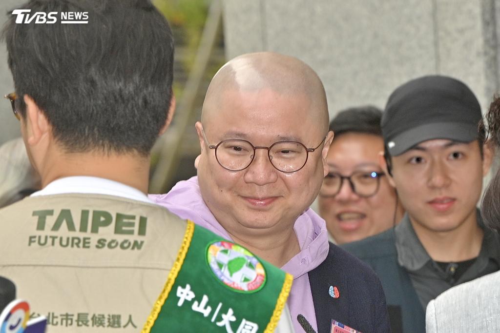台北市長候選人蕭文乾。（圖／胡瑞麒攝）