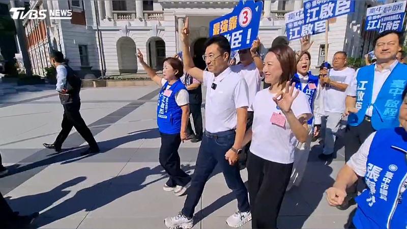 縣市長號次出爐!藍綠高雄互槓 台中拚口號搶氣勢(圖/TVBS)