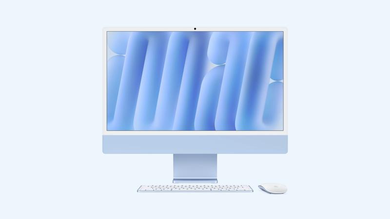 蘋果公司(Apple)今晚在官網發表搭載新一代M6自研晶片的24吋iMac桌上型電腦。(圖/翻攝自Apple官網)
