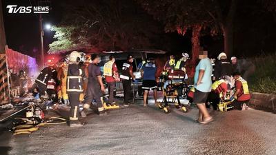 趕救屏東1死7傷車禍…義消500米外摔車「顱骨骨折出血」緊急開刀
