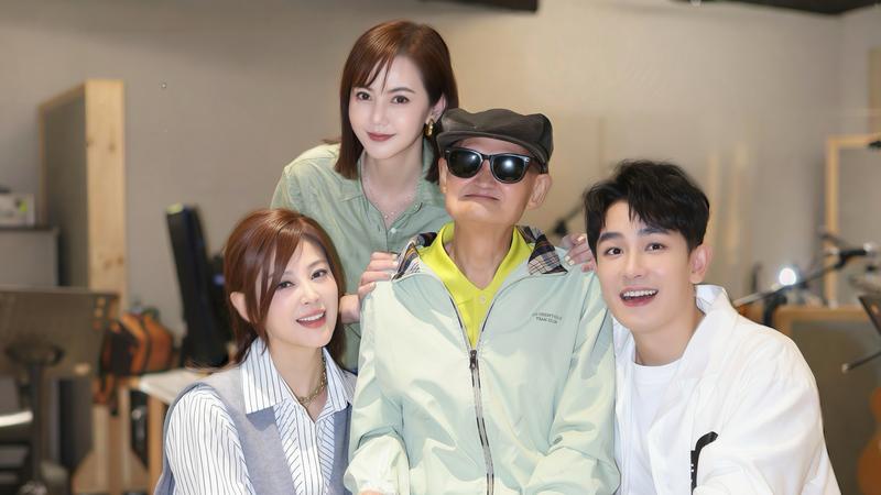陳謙文號召發起,攜手簡沛恩、方馨、李炳輝彩排。(圖/葡萄長文創工作室提供)