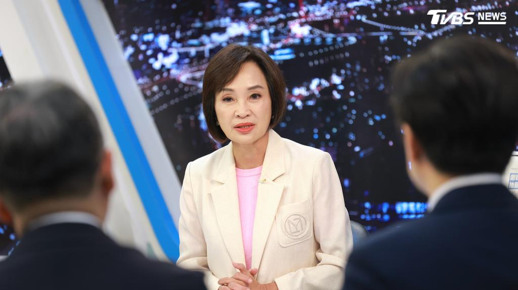 國民黨高雄市長候選人柯志恩接受《少康戰情室》專訪。(圖/潘建樺攝)