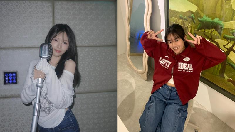 踢帕練習生婕茵、妍秀。(圖/踢帕娛樂提供)