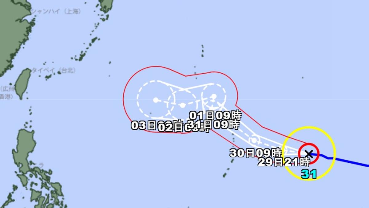 強颱煙花狂飆!日氣象廳曝「朝台灣推進」 這天起恐大轉彎