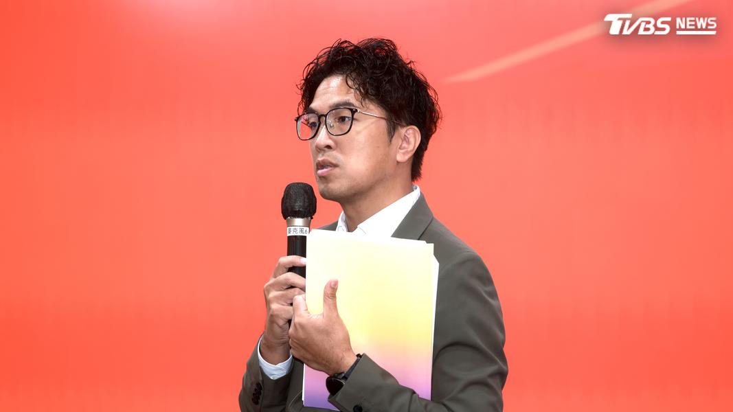 北市社福政策總盟邀沈伯洋、台北市長蔣萬安出席談社福白皮書政策,但今日只有沈到場。(圖/華子琛攝)