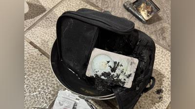 影音/捷運站設專屬滅火桶!行動電源燒起來「整包泡水」降溫最有效