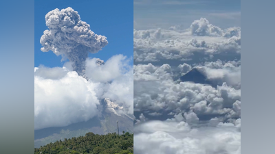 菲國馬榮火山噴發!灰柱直衝3000公尺高空 半徑6公里急撤
