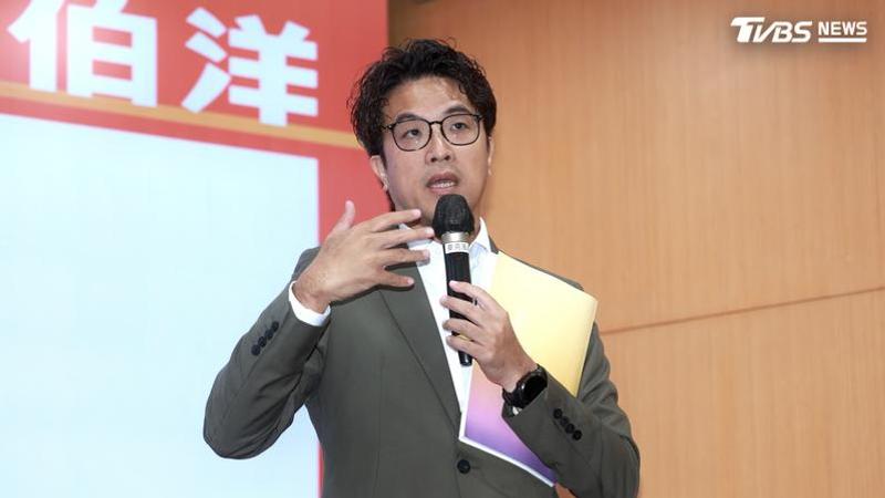 台北市長候選人沈伯洋遭假音檔陷害,散布男子遭逮10萬交保。(圖/華子琛攝)
