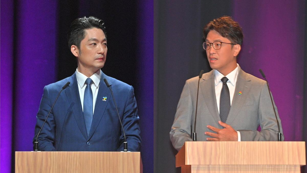 台北市長辯論/沈伯洋質疑缺席市政會議 蔣萬安嗆不懂市政運作「已讀亂回」