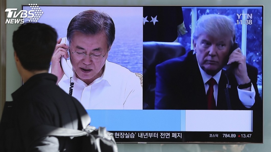 青瓦台:韓美總統通電未提海上封鎖北韓