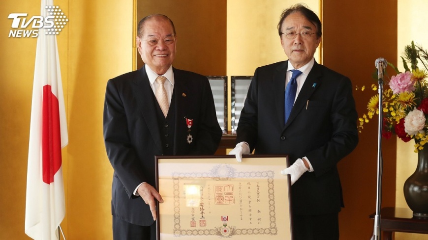 何春樹獲日授勳 籲日助台加入CPTPP